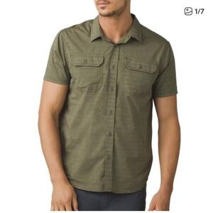 Prana Short Sleeve Cayman Button Shirt